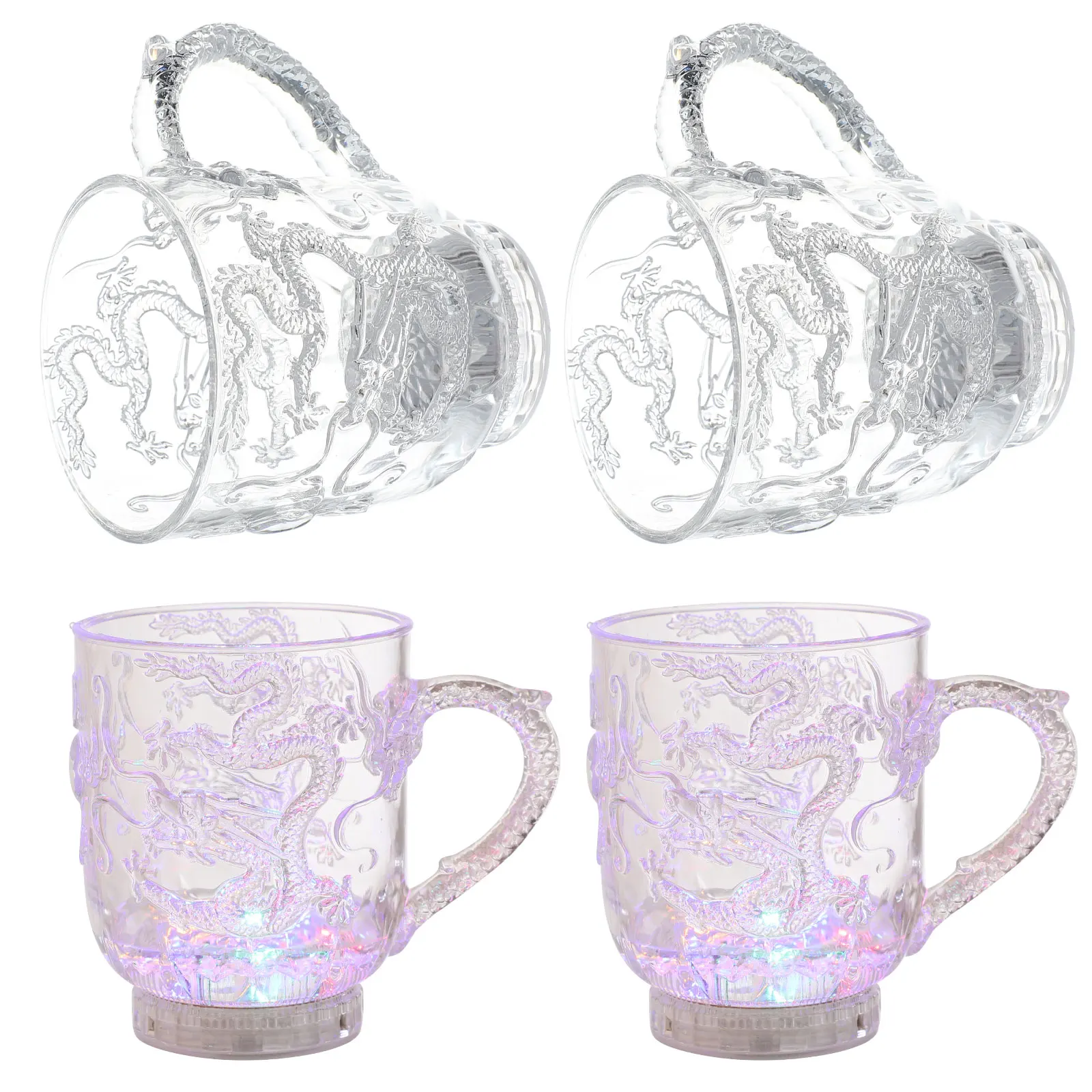 4 Pcs Cup Glitter Mug Glow Party Supplies Flashing Drinking Plastic Cups Glowing Mugs
4 Pcs Cup Glitter Mug Glow Party Supplies Flashing Drinking Plastic Cups Glowing Mugs