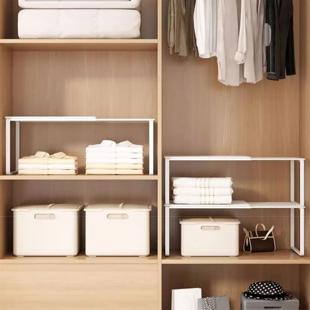 Stackable Telescopic Closet Shelf Layered Partition Adjustable Cabinet Organizer Strong Load Bearing Rust-proof
Stackable Telescopic Closet Shelf Layered Partition Adjustable Cabinet Organizer Strong Load Bearing Rust-proof