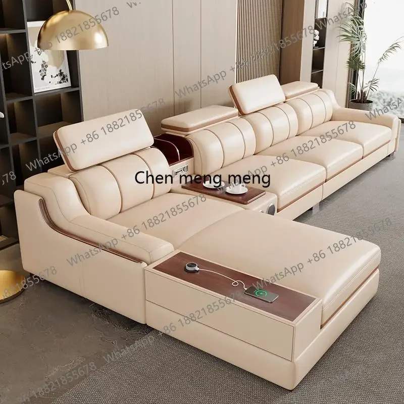 Small Apartment Storage Sofas Minimalist Genuine Leather Straight Design Sofas Comfortable Bedroom Fauteuil Salon Home Furniture
Small Apartment Storage Sofas Minimalist Genuine Leather Straight Design Sofas Comfortable Bedroom Fauteuil Salon Home Furniture