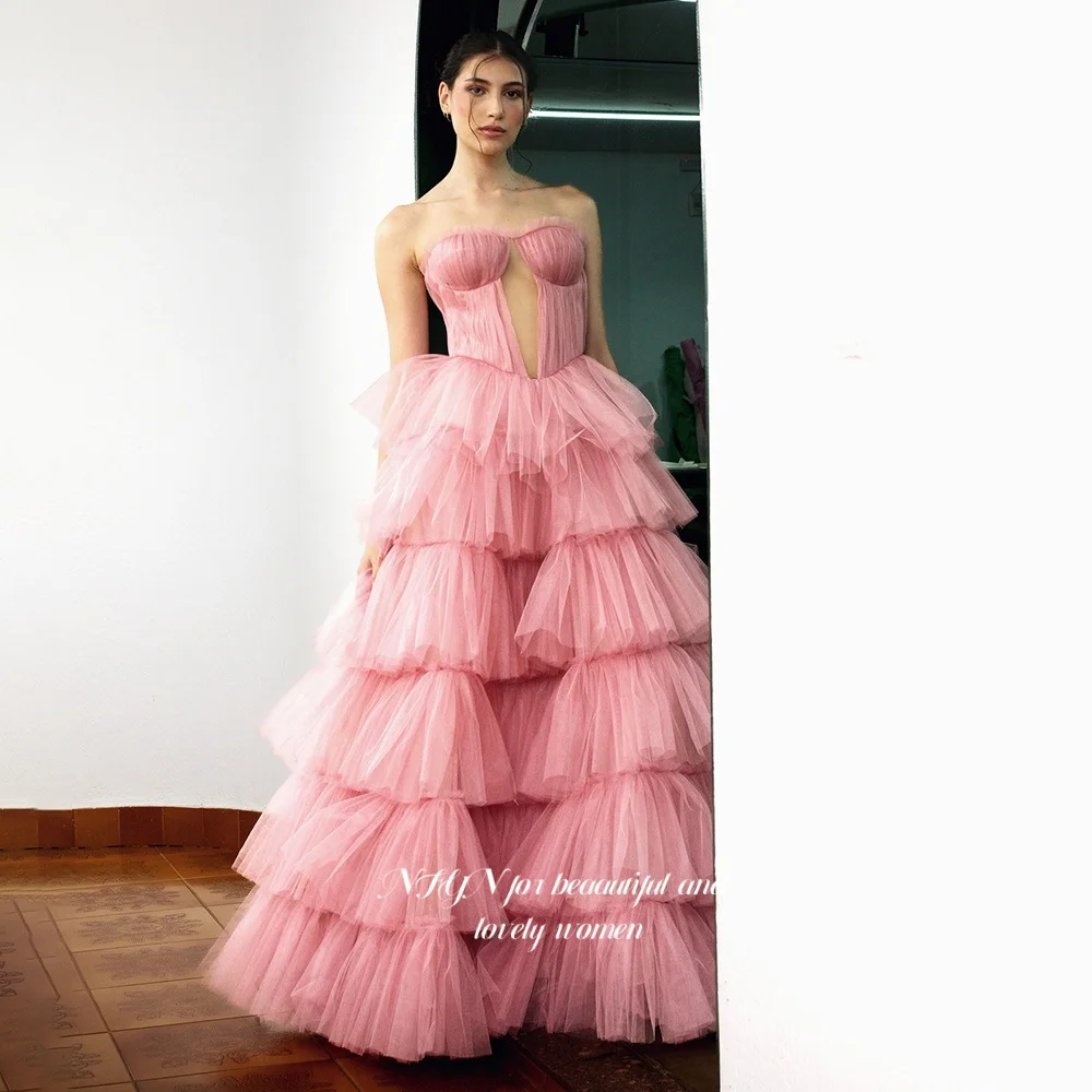 NFYN Sweetheart Princess Dress A Line Prom Dresses Multilayers Evening Party Dress for Women مناسبة رسمية Customized
NFYN Sweetheart Princess Dress A Line Prom Dresses Multilayers Evening Party Dress for Women مناسبة رسمية Customized