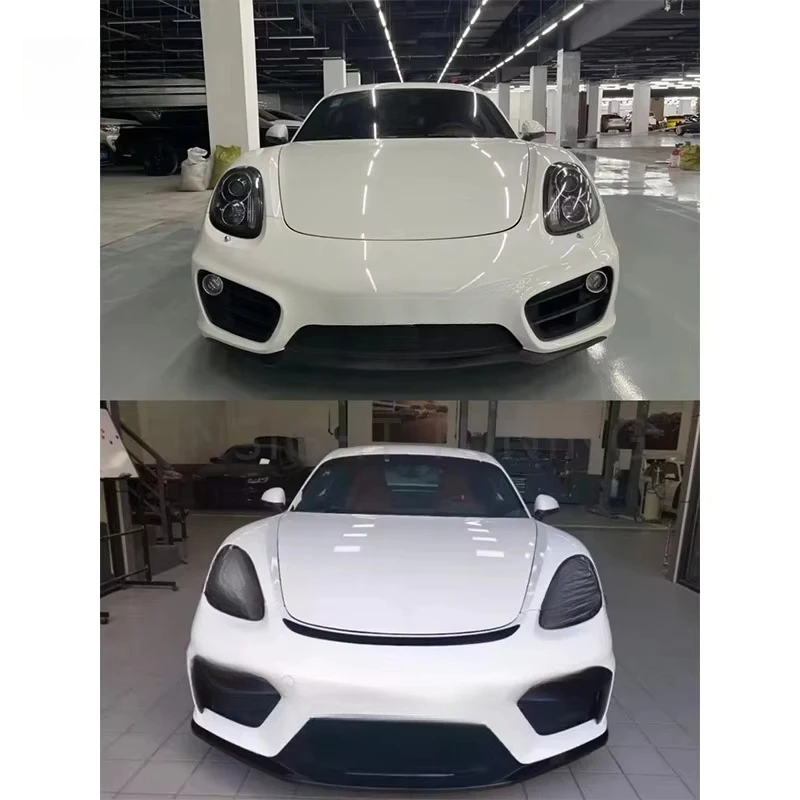 Высококачественный комплект обвеса GT4 (2012-2016) с бампером, передними и задними фарами для Cayman Boxster 981 718 (обновление старого кузова)
Высококачественный комплект обвеса GT4 (2012-2016) с бампером, передними и задними фарами для Cayman Boxster 981 718 (обновление старого кузова)