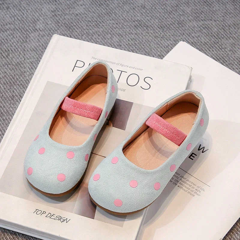 Girls Leather Shoes Polka Dots Sweet Kids Flat Shoes Round Toes Slip-on 2025 New Girls Princess Shoes Candy Color Non-slip Soft
Girls Leather Shoes Polka Dots Sweet Kids Flat Shoes Round Toes Slip-on 2025 New Girls Princess Shoes Candy Color Non-slip Soft