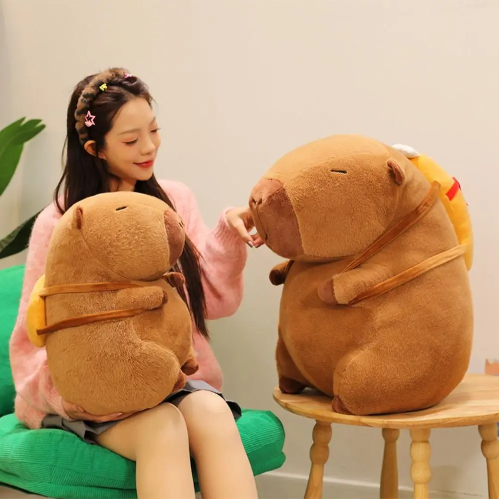 Fluffy Bread Capybara Plush Toys With Croissant PP Cotton Simulation Capybara Toy Soft 35cm Stuffed Capybara Doll
Fluffy Bread Capybara Plush Toys With Croissant PP Cotton Simulation Capybara Toy Soft 35cm Stuffed Capybara Doll