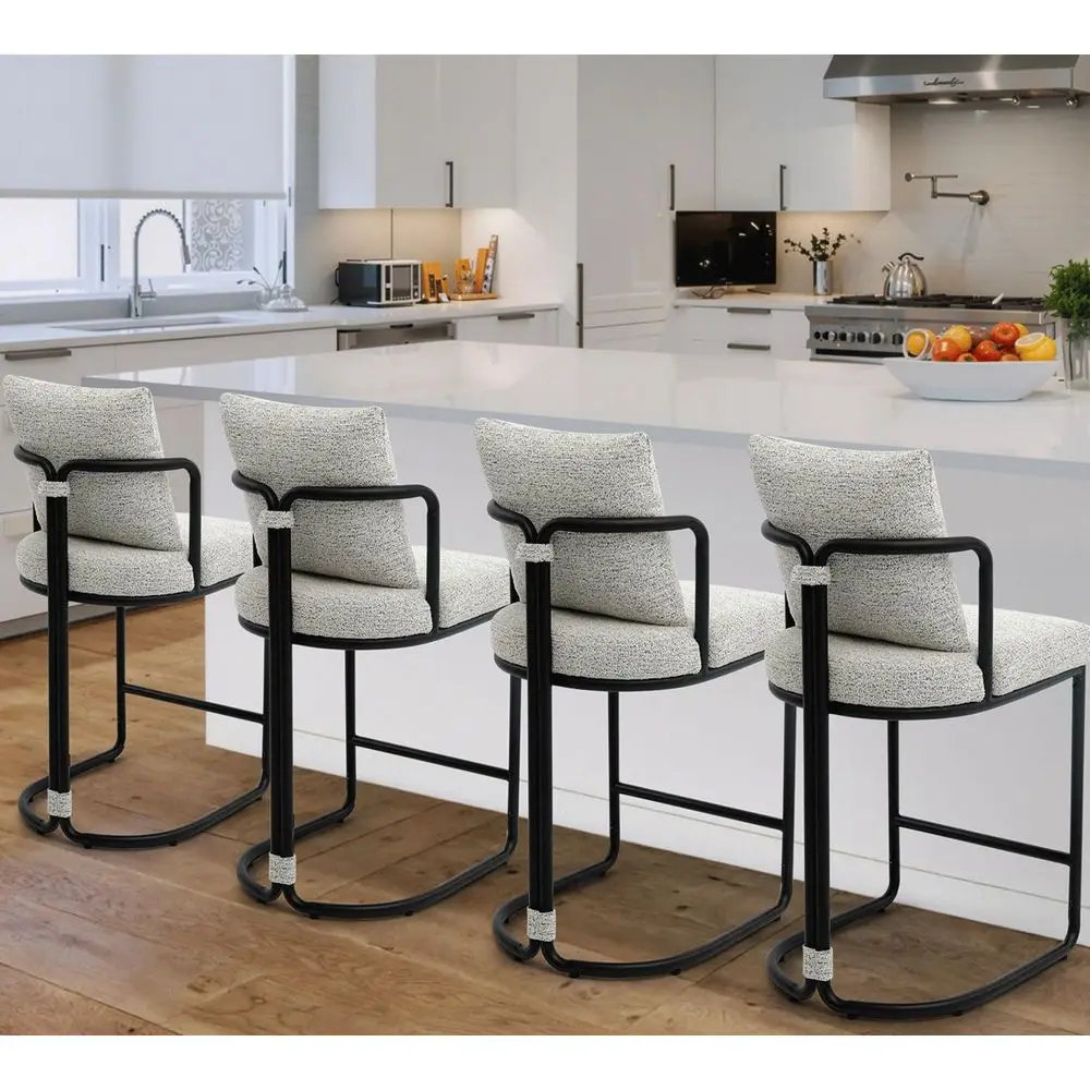 Counter Height Bar Stools Set of 4, 26 Modern holstered Counter Stools with Backs amp Metal Legs, Armless Chenille Bar Stools
Counter Height Bar Stools Set of 4, 26 Modern holstered Counter Stools with Backs amp Metal Legs, Armless Chenille Bar Stools