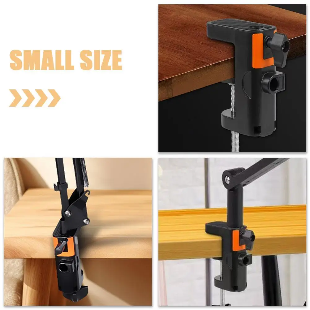 1PCS Mic Stand Base Clamp Multi-function Table Mount Heavy Duty C Shaped Clip Durable Desk Adjustable Positioning Stable
1PCS Mic Stand Base Clamp Multi-function Table Mount Heavy Duty C Shaped Clip Durable Desk Adjustable Positioning Stable