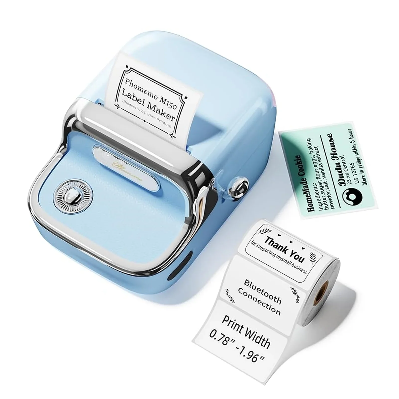 New Product Phomemo M150 Thermal Label Printer Wireless for Colorful Barcode Printing of Label Stickers in Stock!
New Product Phomemo M150 Thermal Label Printer Wireless for Colorful Barcode Printing of Label Stickers in Stock!