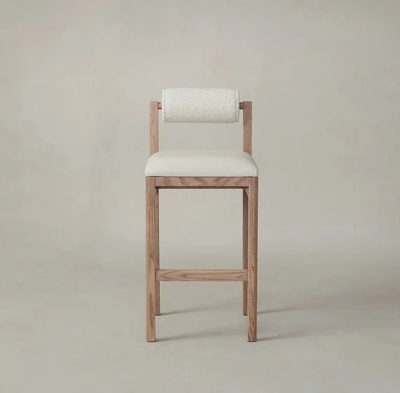 Modern Design Ash Wood Boucle Backrest bar Stool Luxury High Chair bar Chairs for Dining Room
Modern Design Ash Wood Boucle Backrest bar Stool Luxury High Chair bar Chairs for Dining Room