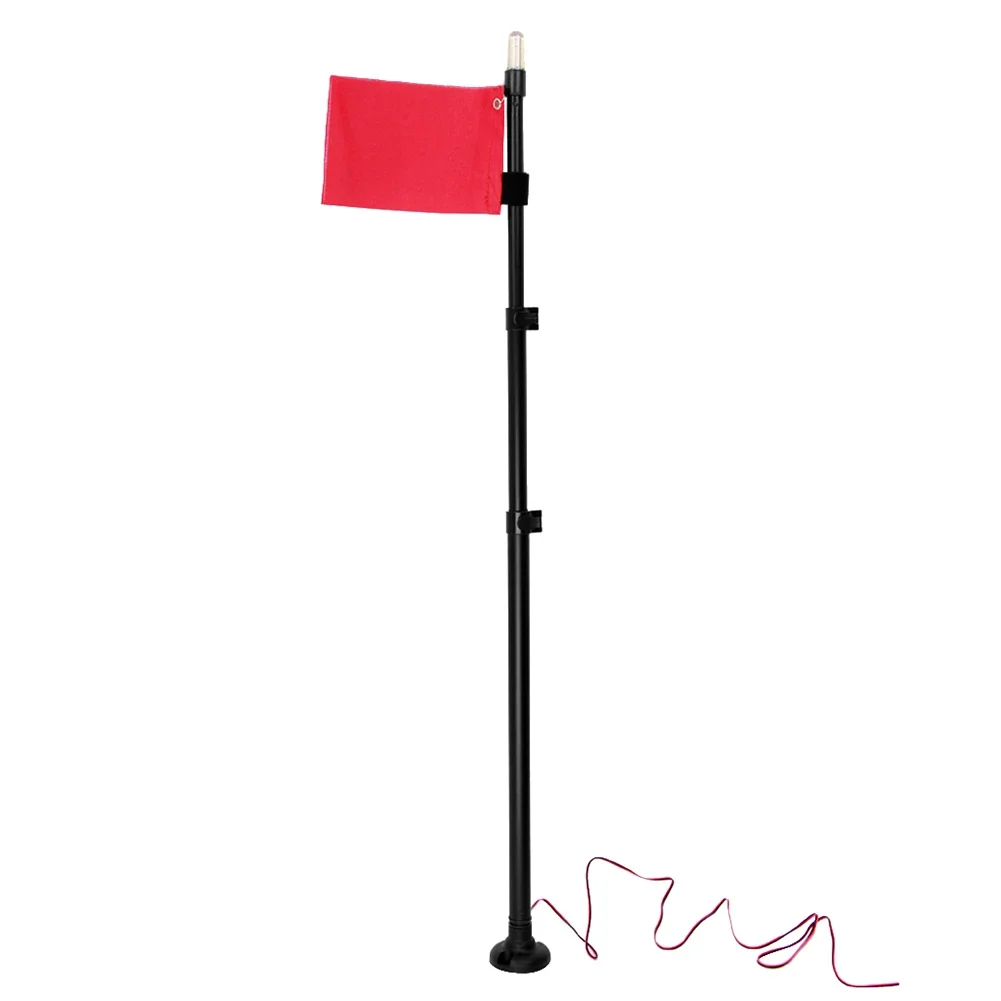 Marine Outdoor Black Aluminum Flagpole Canoe Safety Flag Telescopic Flag Pole Firm Installation Foldable Flagpole
Marine Outdoor Black Aluminum Flagpole Canoe Safety Flag Telescopic Flag Pole Firm Installation Foldable Flagpole