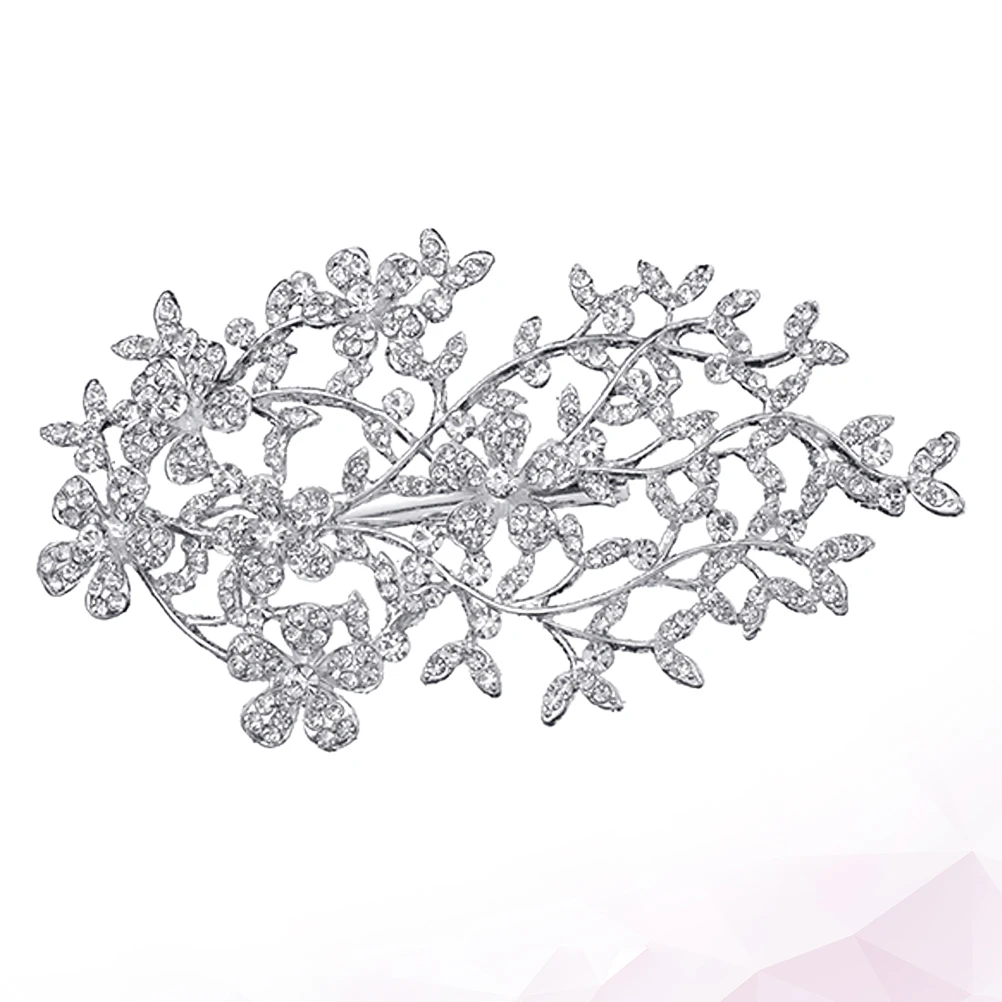 Luxury Rhinestone Rose Hairpin Bridal Headwear Crystal Wedding Decoration Elegant Flower Comb for Bride Party Prom Photos
Luxury Rhinestone Rose Hairpin Bridal Headwear Crystal Wedding Decoration Elegant Flower Comb for Bride Party Prom Photos