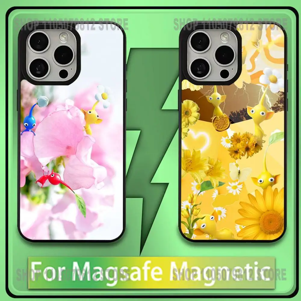 P-Pikmin 4 Game Phone Case For iPhone17,16,15,14,13,12,11,Plus,Pro,Max,Mini Soft Magesafe Magnetic Wireless Charge 
P-Pikmin 4 Game Phone Case For iPhone17,16,15,14,13,12,11,Plus,Pro,Max,Mini Soft Magesafe Magnetic Wireless Charge