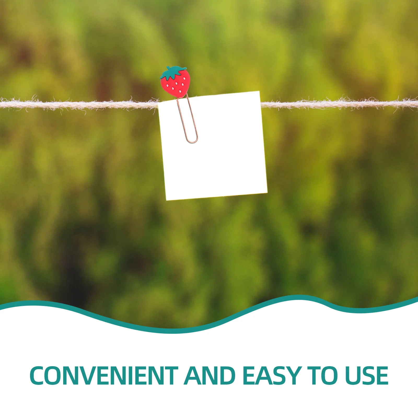 20Pcs Colored Paper Clips Strawberry Design Practical Multi-Function Clips for Office School Document Photo Album Bookmarks
20Pcs Colored Paper Clips Strawberry Design Practical Multi-Function Clips for Office School Document Photo Album Bookmarks