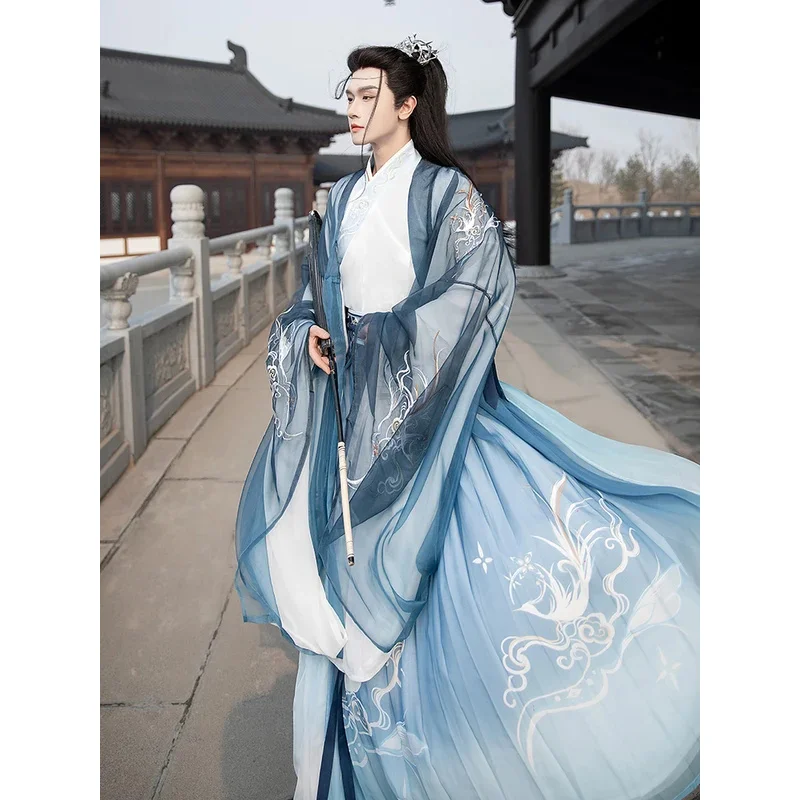 Hanfu Men's Xiake Ancient Costume Chinese Style Jin Made Waist Length Ru Skirt Wei Jin Style 2023 Spring And Autumn Season FZSFS
Hanfu Men's Xiake Ancient Costume Chinese Style Jin Made Waist Length Ru Skirt Wei Jin Style 2023 Spring And Autumn Season FZSFS