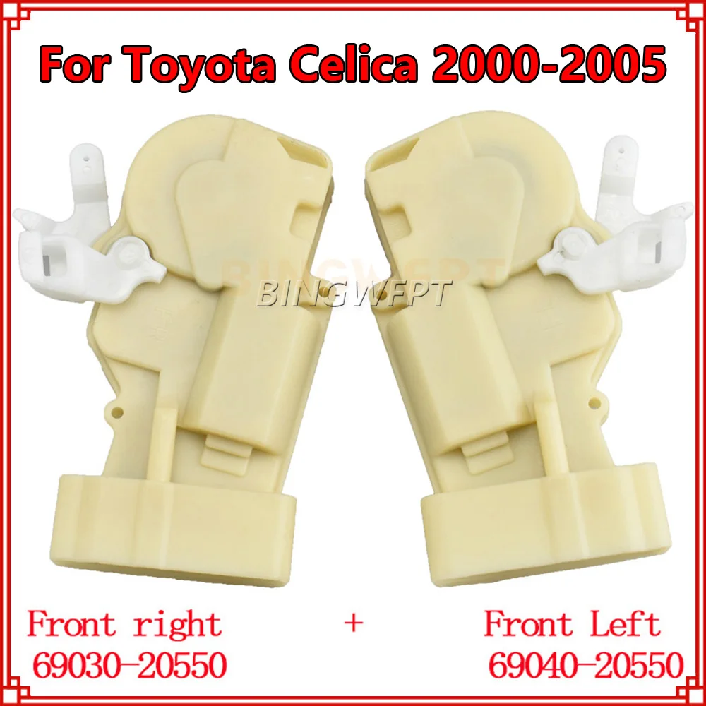New Front Left & Right Door Lock Actuator Side 69040-20550 69030-20550 6Pins For Toyota Celica 2000-2005
New Front Left & Right Door Lock Actuator Side 69040-20550 69030-20550 6Pins For Toyota Celica 2000-2005