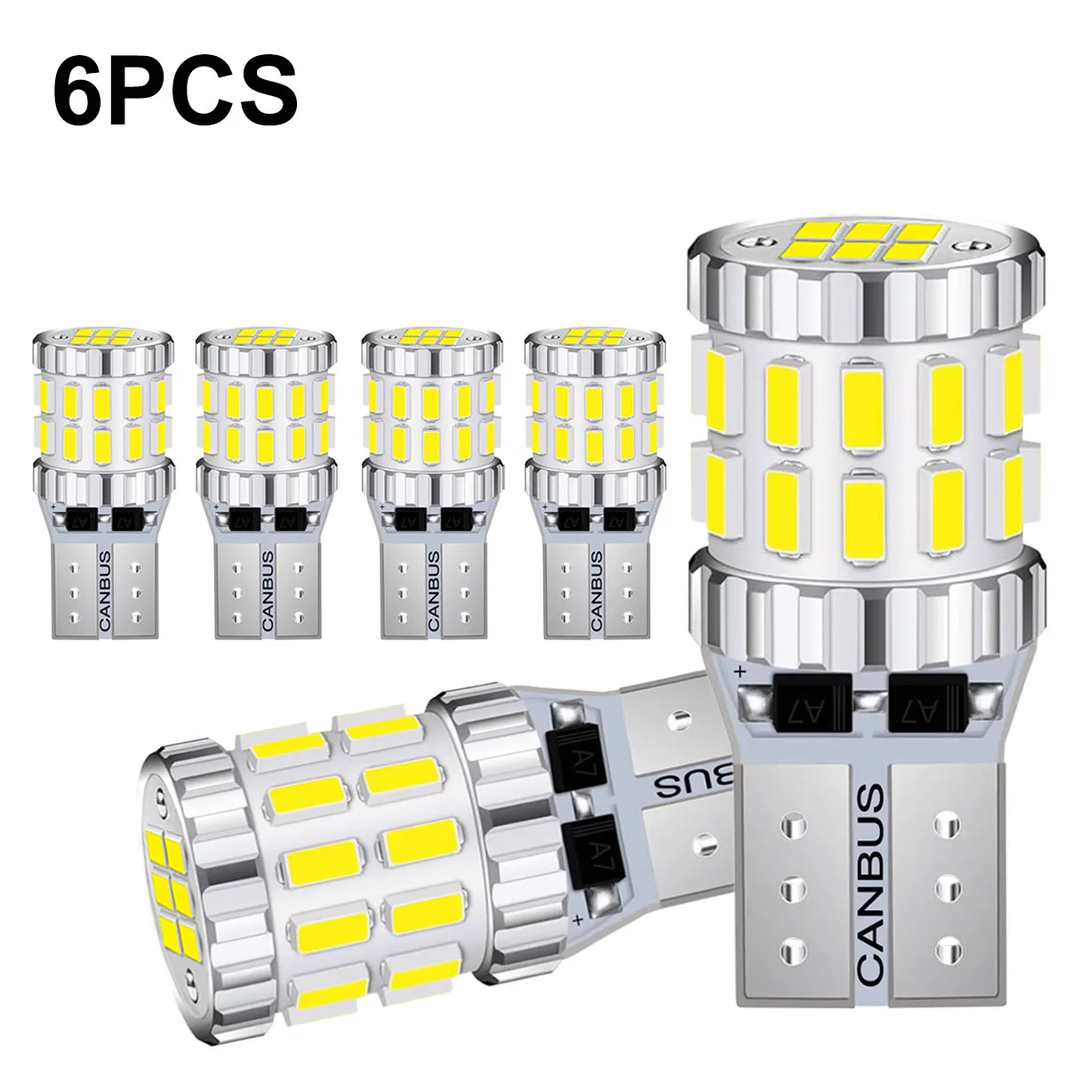 LED Bulbs White, 168 2825 T10 W5W LED Light Bulbs for License Plate Lights Interior Lights Dome Map Light, 30-SMD, Pack of 6
LED Bulbs White, 168 2825 T10 W5W LED Light Bulbs for License Plate Lights Interior Lights Dome Map Light, 30-SMD, Pack of 6