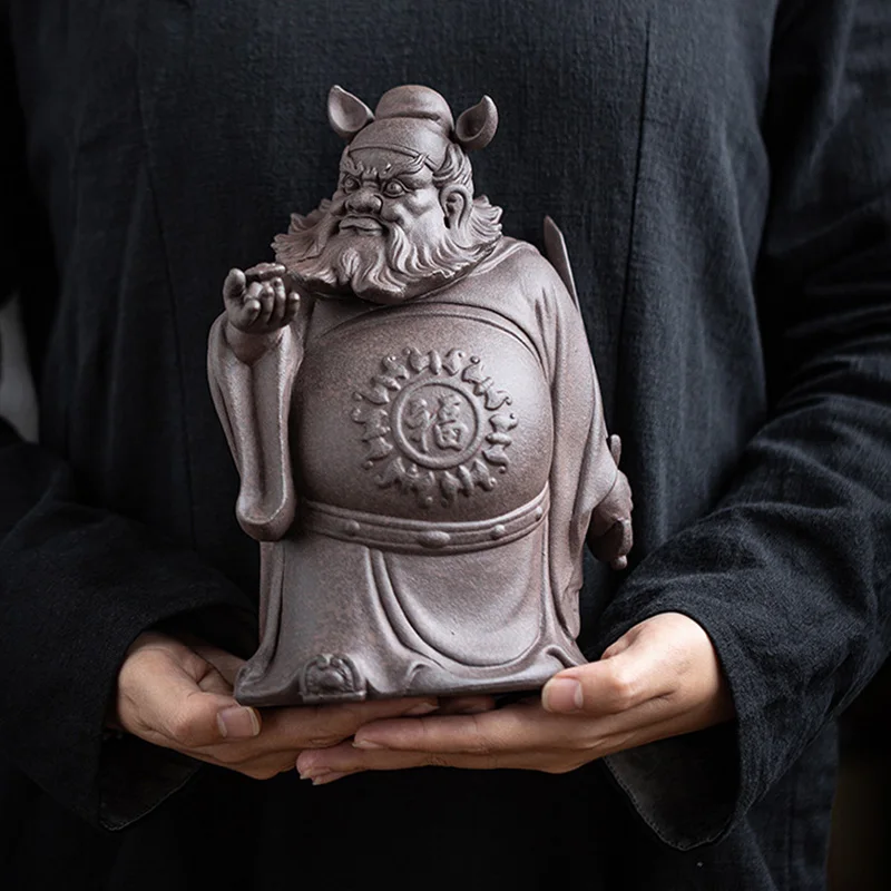 Ceramic Tianshi Zhong Kui Mythological Figure Statue Chinese Lucking Buddha Statues Home Room Office Feng Shui Statue
Ceramic Tianshi Zhong Kui Mythological Figure Statue Chinese Lucking Buddha Statues Home Room Office Feng Shui Statue