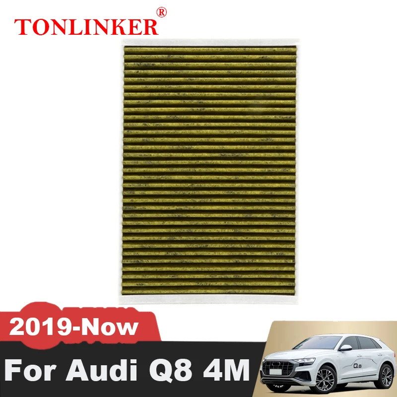TONLINKER Cabin Filter 4M0819439 For Audi Q8 SQ8 RSQ8 4M 4MN 2019 2020 2021 2022 3.0TDI 3.0TFSI 4.0TDI 4.0TFSI Car Accessories
TONLINKER Cabin Filter 4M0819439 For Audi Q8 SQ8 RSQ8 4M 4MN 2019 2020 2021 2022 3.0TDI 3.0TFSI 4.0TDI 4.0TFSI Car Accessories