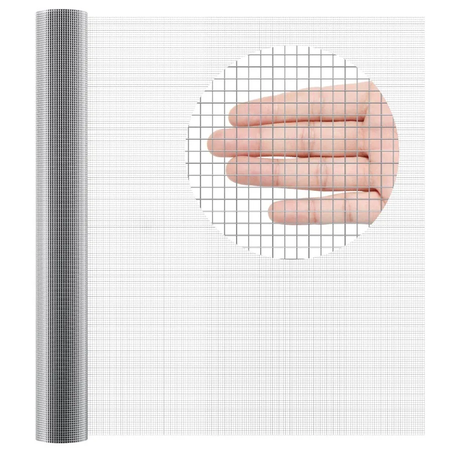 Аппаратная ткань 1 4 дюйма, 48 дюйма x 50 футов, 23 калибра, оцинкованная проволочная сетка с горячим окуналением, рулонная проволочная сетка для курицы, проволочная сетка для кролика C
Аппаратная ткань 1 4 дюйма, 48 дюйма x 50 футов, 23 калибра, оцинкованная проволочная сетка с горячим окуналением, рулонная проволочная сетка для курицы, проволочная сетка для кролика C