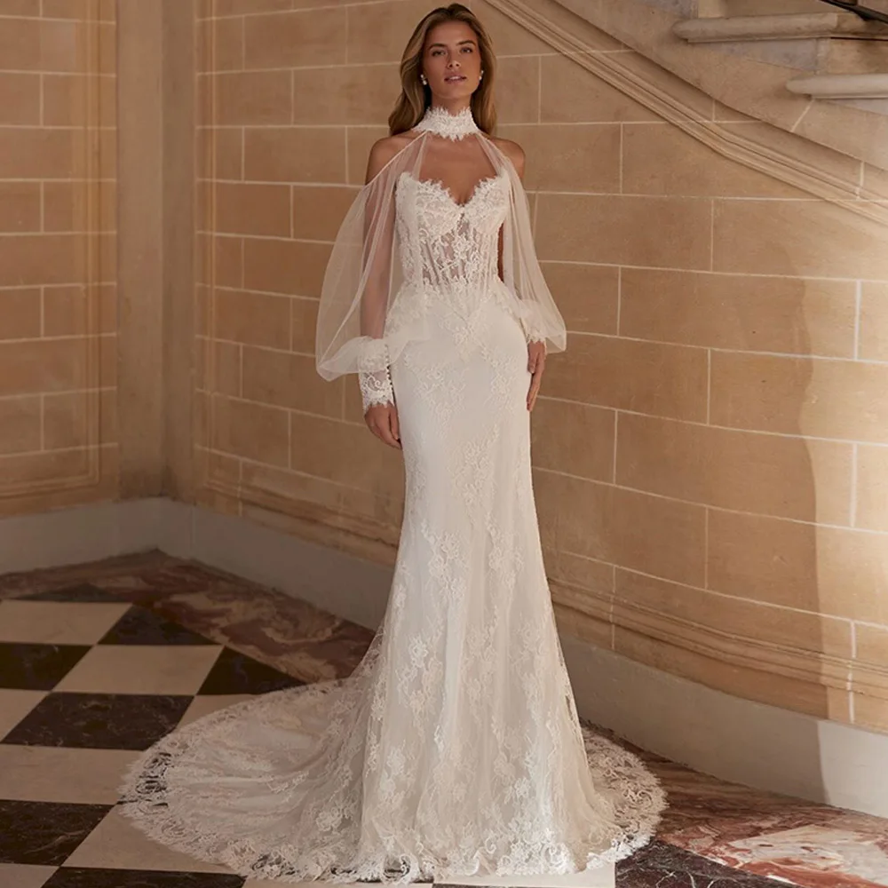 Elegant Mermaid Sweetheart Customized Wedding Dress Exquisite Appliques Lace Robe de mariée Classic Zipper Back Vestido De Novia
Elegant Mermaid Sweetheart Customized Wedding Dress Exquisite Appliques Lace Robe de mariée Classic Zipper Back Vestido De Novia