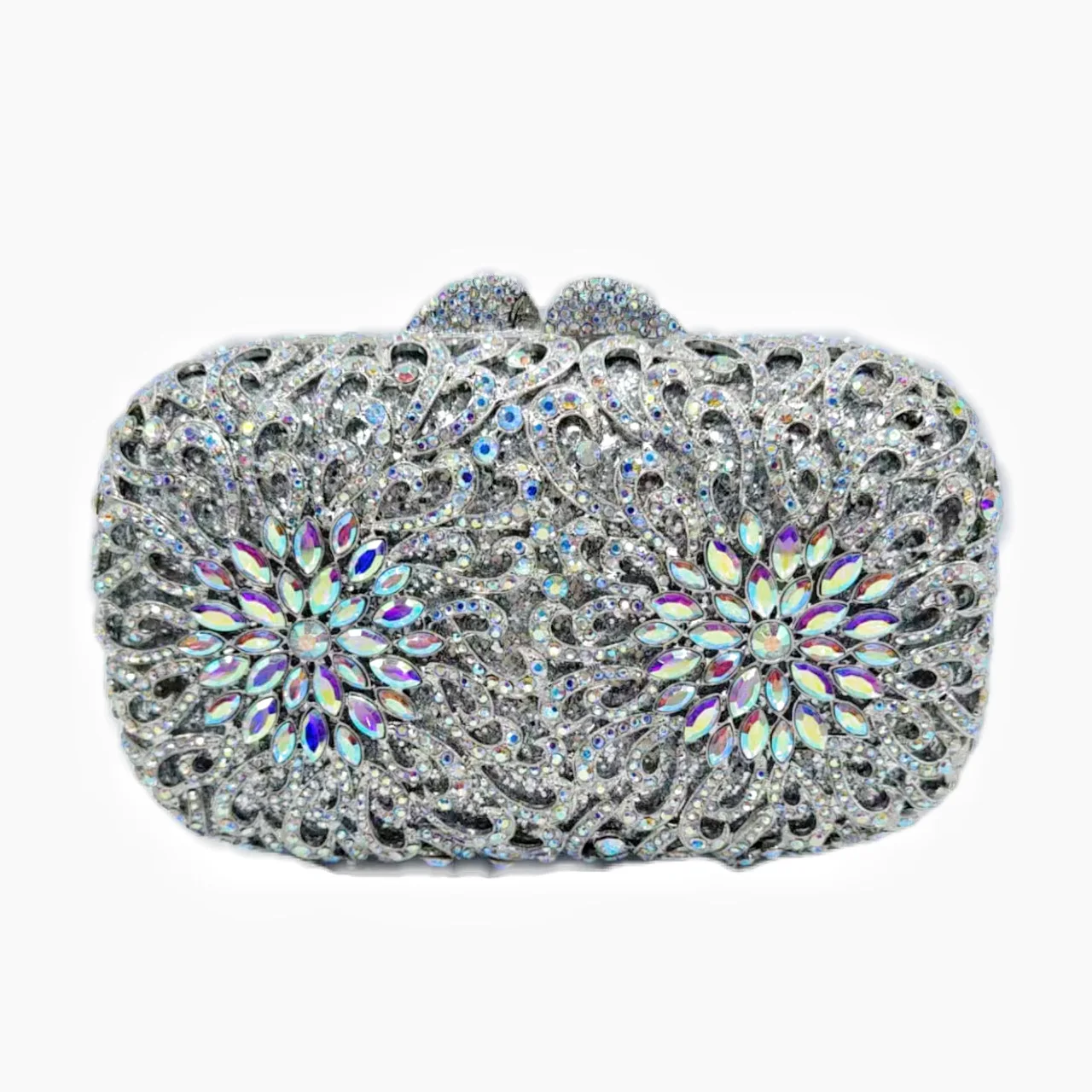 Handmade Diamond-encrusted Dinner Bag Empty Metal Hard Box Full Of Diamonds Handheld Women's Bag Stone Clutch Handbags For Woman
Handmade Diamond-encrusted Dinner Bag Empty Metal Hard Box Full Of Diamonds Handheld Women's Bag Stone Clutch Handbags For Woman