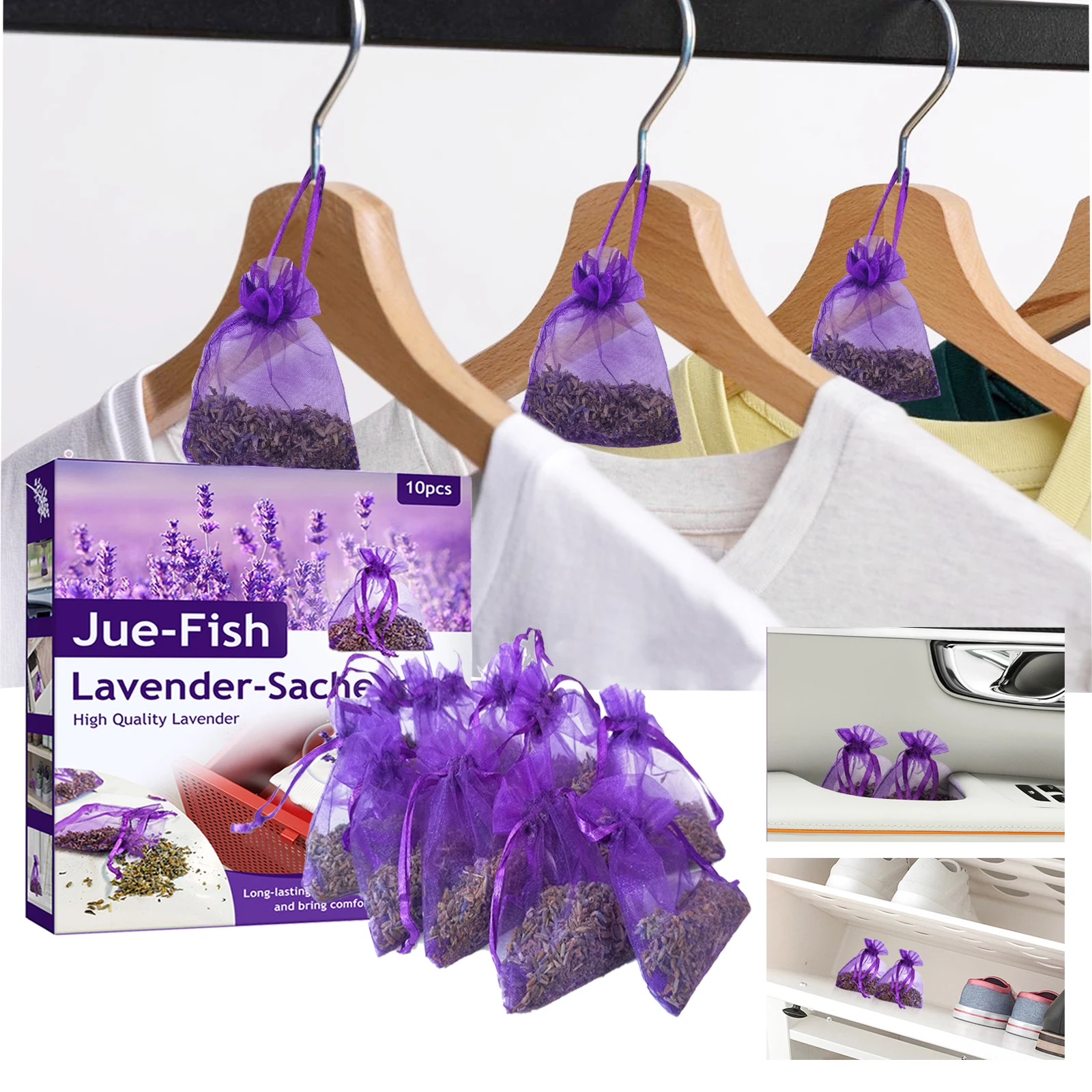 Lavender Sachet Bags Fragrance Packets Wardrobe Closet Car Hanging Fragrant Sachet Air Freshener Home Scents Aromatherapy Bag
Lavender Sachet Bags Fragrance Packets Wardrobe Closet Car Hanging Fragrant Sachet Air Freshener Home Scents Aromatherapy Bag