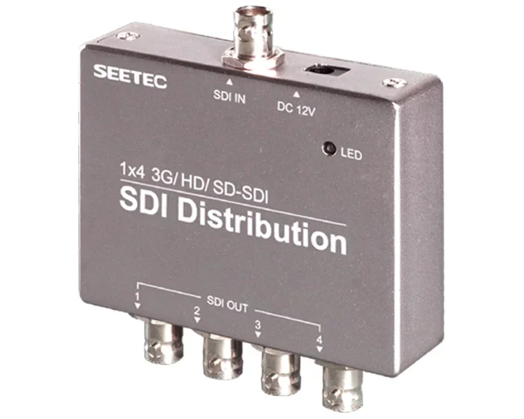 SEETEC mini converter video distribution amplifier 1 input 4 output 3G HD SDI splitter
SEETEC mini converter video distribution amplifier 1 input 4 output 3G HD SDI splitter