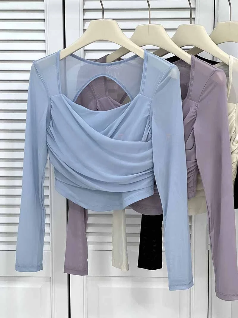 Женская футболка для йоги Spor Long Sve Crossed Me Bal Fitn, топ с накладкой на грудь, осень-зима Ba Exercise irt
Женская футболка для йоги Spor Long Sve Crossed Me Bal Fitn, топ с накладкой на грудь, осень-зима Ba Exercise irt