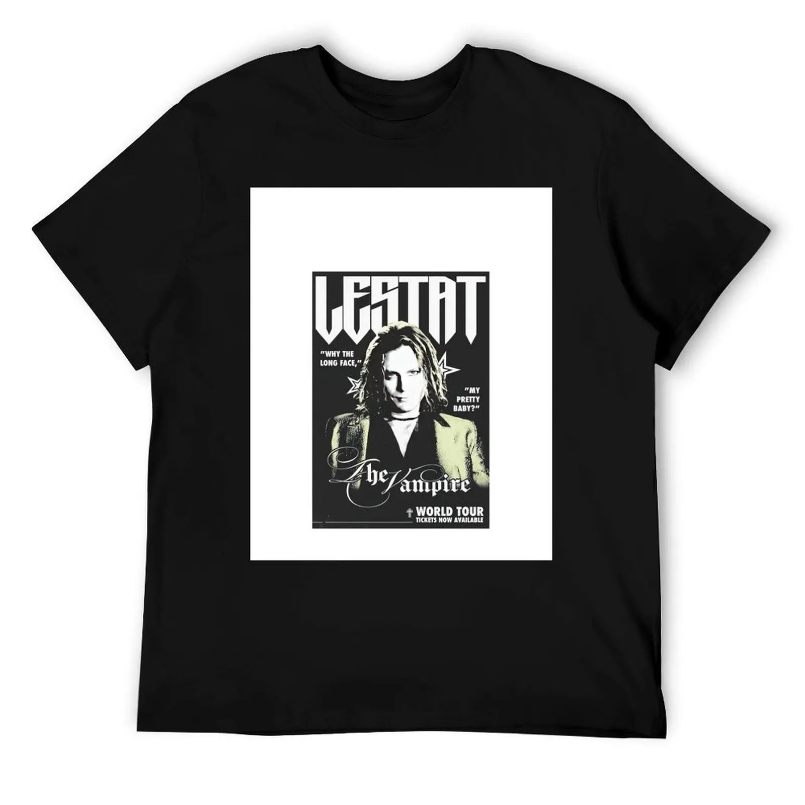 Lestat World Tour T-Shirt man t shirt summer black cotton t-shirt plain for man package t shirts for man cotton funny T-Shirt
Lestat World Tour T-Shirt man t shirt summer black cotton t-shirt plain for man package t shirts for man cotton funny T-Shirt