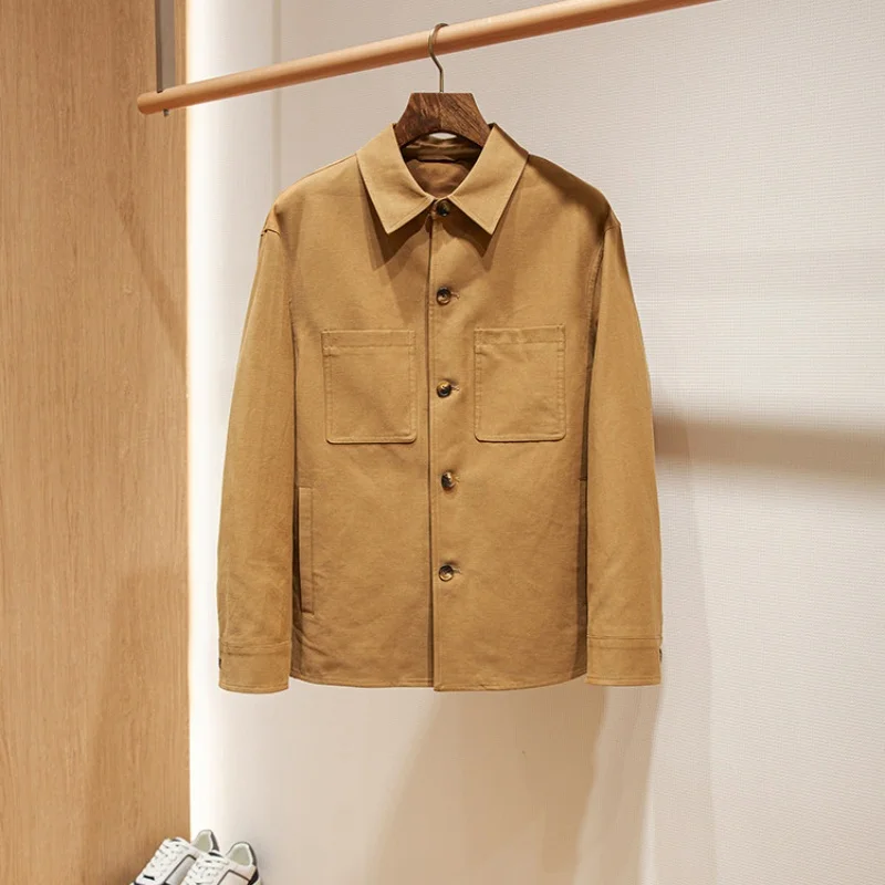 2026 new Lyocell Tencel cotton blend spring and autumn thin style old money style men's shirt jacket
2026 new Lyocell Tencel cotton blend spring and autumn thin style old money style men's shirt jacket