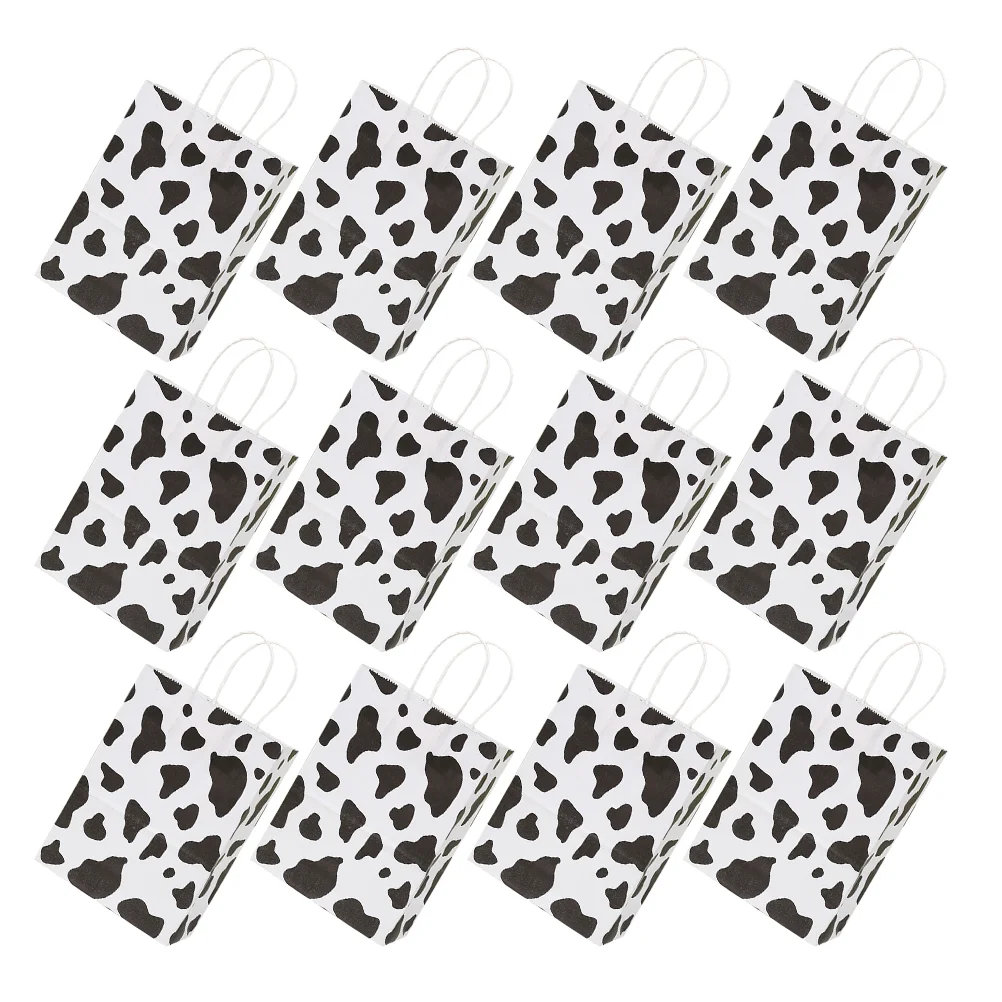 12 Pcs Paper Bag Gift Bags with Handles Cow Print Shopping Birthday Decorations Party Favors Goody Kraft
12 Pcs Paper Bag Gift Bags with Handles Cow Print Shopping Birthday Decorations Party Favors Goody Kraft