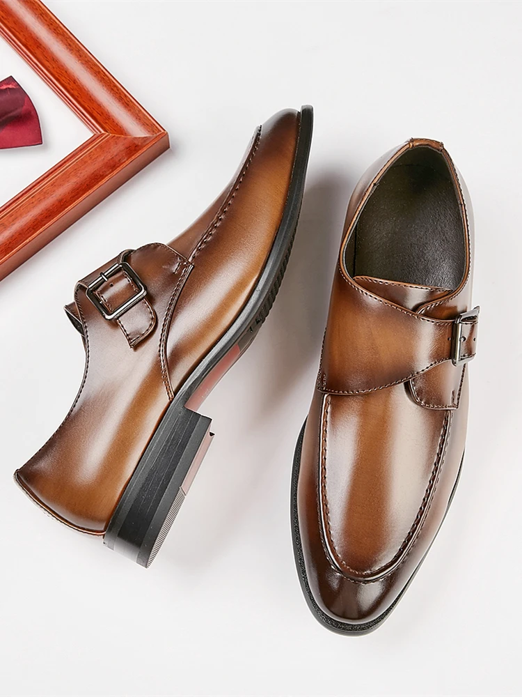 Handmade Business Shoes for Men Office Formal Wear Buckle Design Mocassim Style Leather Oxfords Suitable for Spring Autumn
Handmade Business Shoes for Men Office Formal Wear Buckle Design Mocassim Style Leather Oxfords Suitable for Spring Autumn