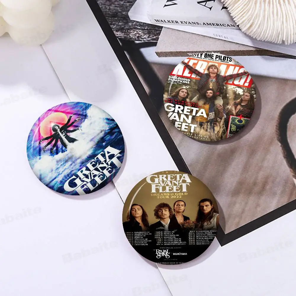 Greta Van Fleet Rock Band Creative Tinplate Soft Button Pins Animal Icon Brooch Lapel Backpack Badge Accessories Pin
Greta Van Fleet Rock Band Creative Tinplate Soft Button Pins Animal Icon Brooch Lapel Backpack Badge Accessories Pin