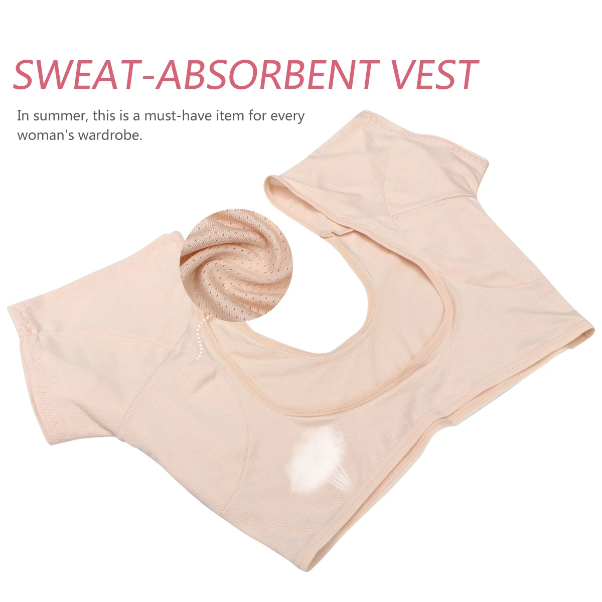 Sweat-proof Vest Women Absorption Armpit Pads Invisible Anti-sweat Deodorant Underwear Breathable Elastic Summer
Sweat-proof Vest Women Absorption Armpit Pads Invisible Anti-sweat Deodorant Underwear Breathable Elastic Summer