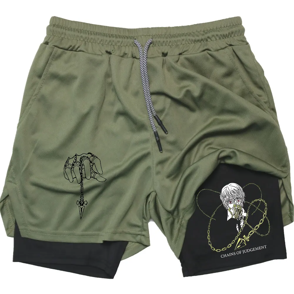 Anime Performance Shorts Kurapika Printed GYM Casual Sports Compression Shorts Workout Running Mesh 2 In 1 Sport Short Pants
Anime Performance Shorts Kurapika Printed GYM Casual Sports Compression Shorts Workout Running Mesh 2 In 1 Sport Short Pants