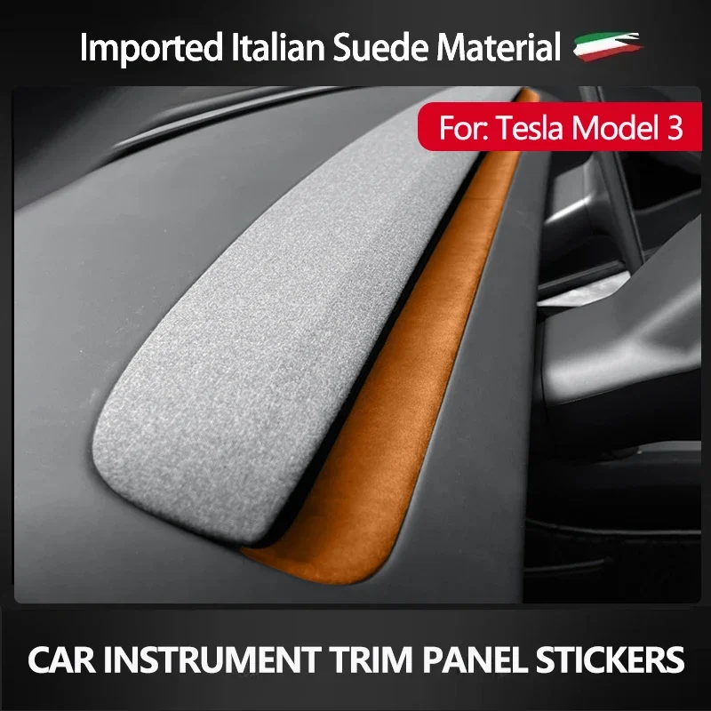 For New Model 3 Highland 2024 Car Center Instrument Panel Decoration Trim Imported Top Suede Protection Interior Accessories
For New Model 3 Highland 2024 Car Center Instrument Panel Decoration Trim Imported Top Suede Protection Interior Accessories
