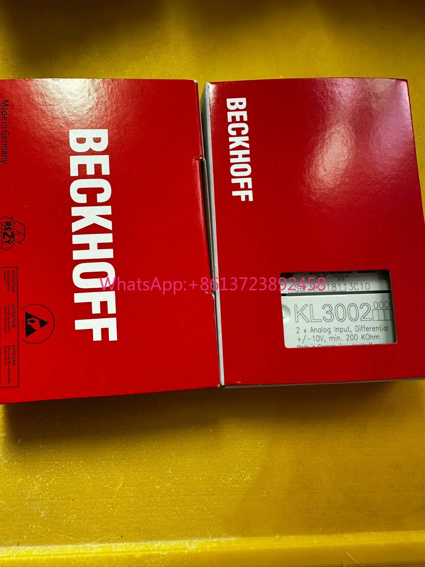 Beckhoff module KL3002 is brand new and original, high quality
Beckhoff module KL3002 is brand new and original, high quality