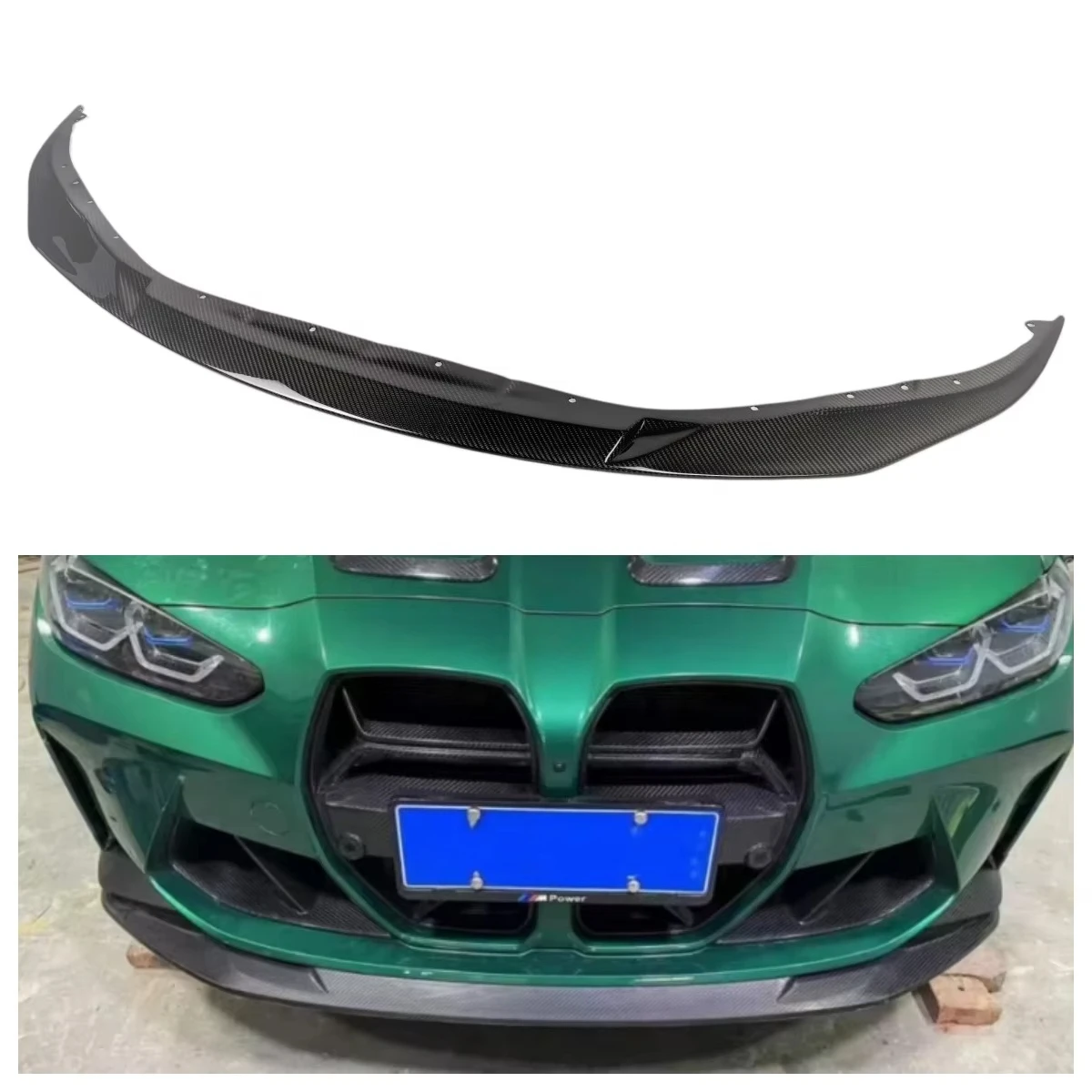M Style Dry Carbon Fiber Front Bumper Spoiler Front Lip for G80 M3 G82 M4 2022
M Style Dry Carbon Fiber Front Bumper Spoiler Front Lip for G80 M3 G82 M4 2022
