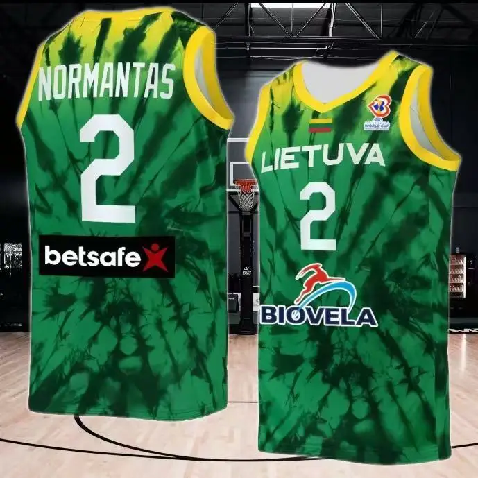 24/25 Lithuania Basketball Jersey 3D Printed Basketball Jersey Vest Adult/children Basketball Training Uniform Lithuania Jersey
24/25 Lithuania Basketball Jersey 3D Printed Basketball Jersey Vest Adult/children Basketball Training Uniform Lithuania Jersey