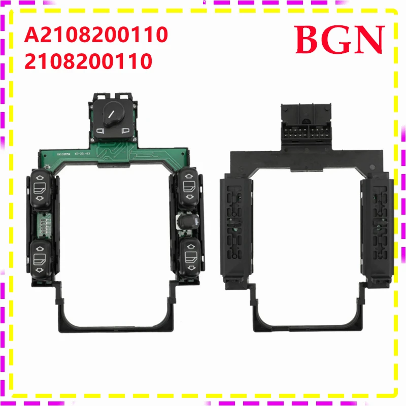 A2108200110 Electric Power Window Control Master Switch Button For Mercedes Benz W210 E300 E320 E420 1996 1997 2108200110
A2108200110 Electric Power Window Control Master Switch Button For Mercedes Benz W210 E300 E320 E420 1996 1997 2108200110