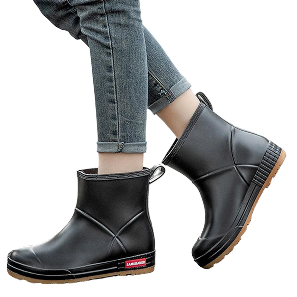 Women Boots Waterproof Short Rain Boots Anti-Slipping Ankle Rain Shoes Garden Shoes Outdoor Work Booties
Women Boots Waterproof Short Rain Boots Anti-Slipping Ankle Rain Shoes Garden Shoes Outdoor Work Booties