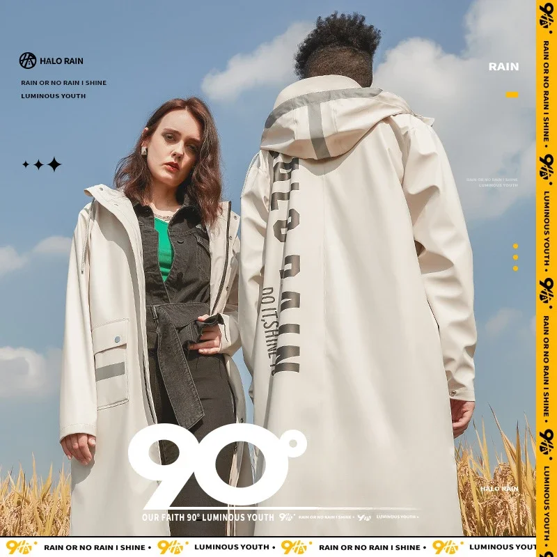 Модный стильный ветровка, дождевик, цельный длинный плащ из искусственной кожи, водонепроницаемое дождевик, дождевик, пончо, свободная непромокаемая одежда с капюшоном 
Модный стильный ветровка, дождевик, цельный длинный плащ из искусственной кожи, водонепроницаемое дождевик, дождевик, пончо, свободная непромокаемая одежда с капюшоном