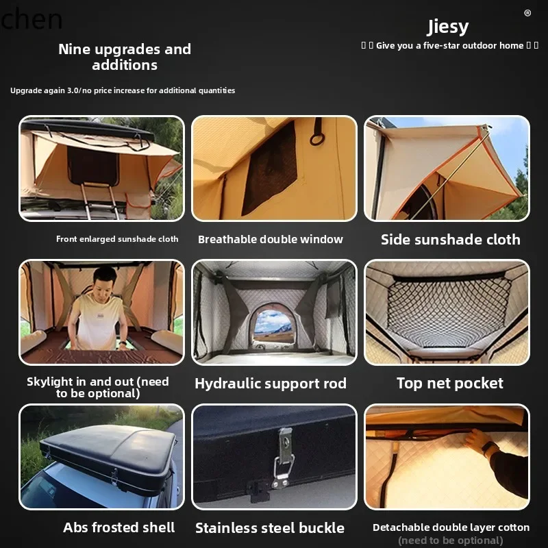car roof tent fully automatic self-driving tour car tent free of construction
car roof tent fully automatic self-driving tour car tent free of construction