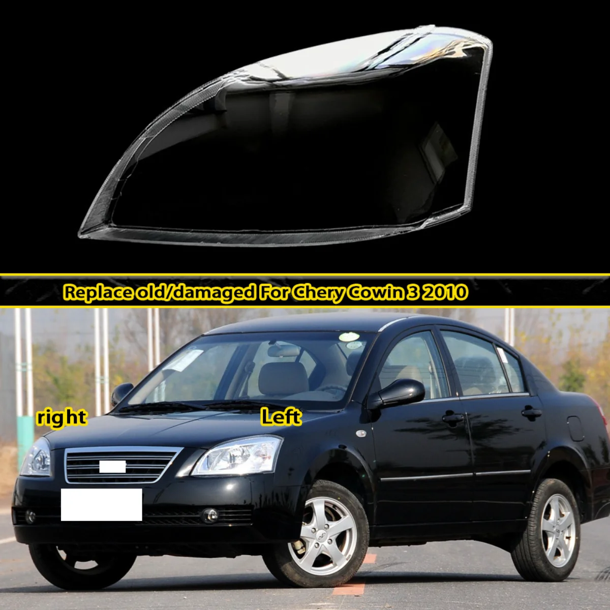 Front Lamp Shade Headlight Mask Shell Transparent Cover Lens Replacement For Chery Cowin 3 2010
Front Lamp Shade Headlight Mask Shell Transparent Cover Lens Replacement For Chery Cowin 3 2010