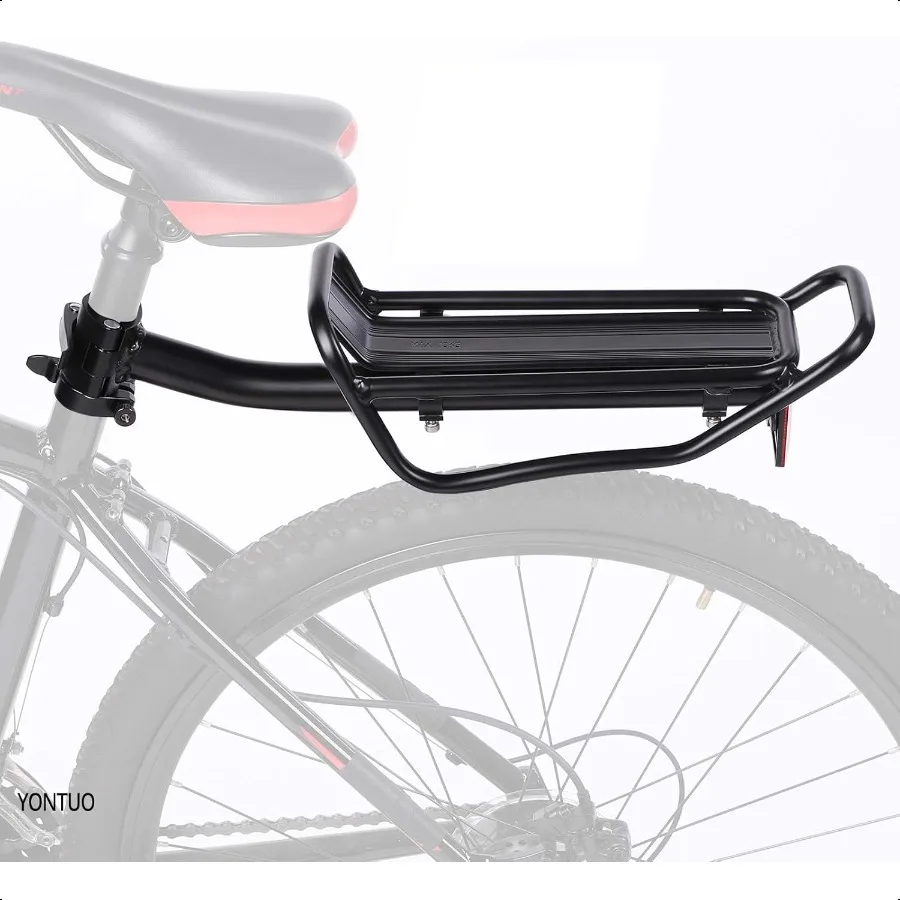 Rear Bike Rack with Quickly Release CampRetractable Aluminum Alloy Bicycle Cargo Rack Thickened Frame and Main Tube for 2629 Fr
Rear Bike Rack with Quickly Release CampRetractable Aluminum Alloy Bicycle Cargo Rack Thickened Frame and Main Tube for 2629 Fr