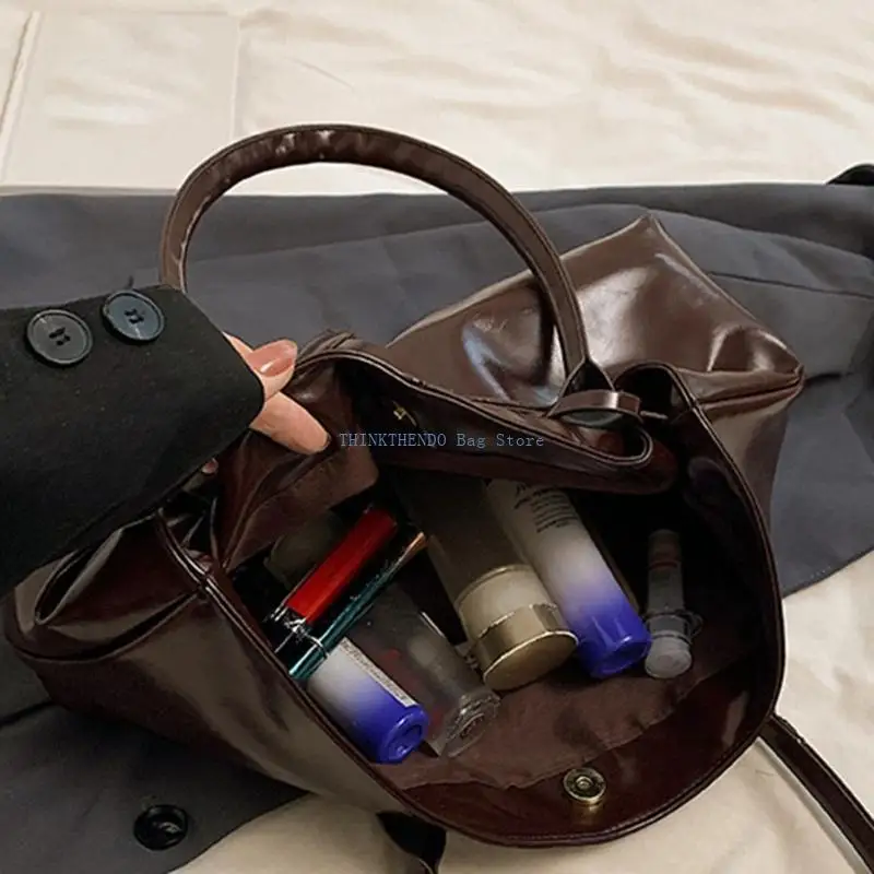 340D Trendy Underarm Bag Retro PU Leather Handbag Lightweight Shoulder Purse for Work
340D Trendy Underarm Bag Retro PU Leather Handbag Lightweight Shoulder Purse for Work