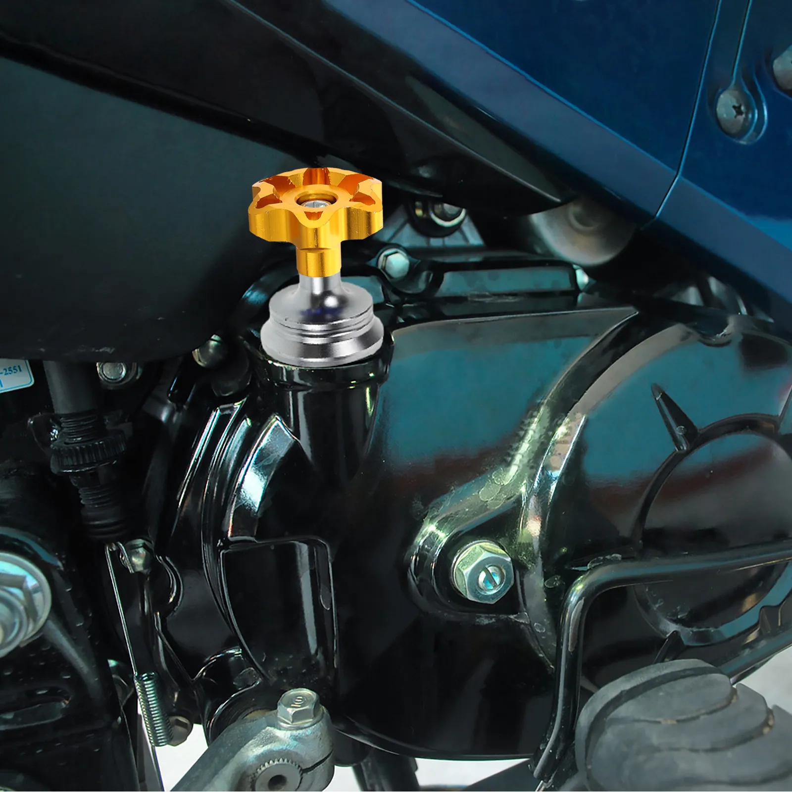 Motorcycle Oil Ruler Blue High Performance Oil Level Measurement Tool Compatible 100 Engine Maintenance Cap Plug
Motorcycle Oil Ruler Blue High Performance Oil Level Measurement Tool Compatible 100 Engine Maintenance Cap Plug