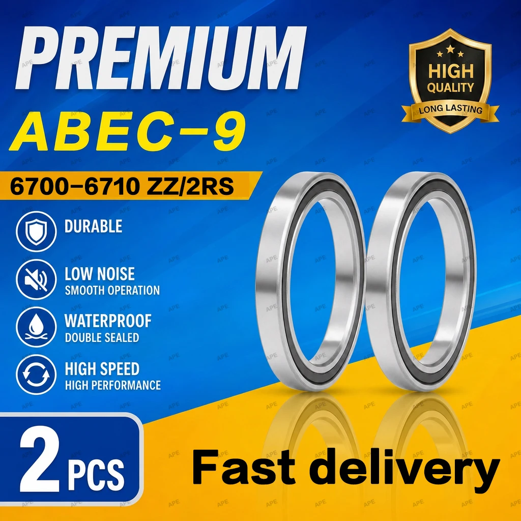 2-10pcs GERMANY ABEC-9 Bearing 6708ZZ 6708-2RS 40x50x6mm Precision Ball Bearings
2-10pcs GERMANY ABEC-9 Bearing 6708ZZ 6708-2RS 40x50x6mm Precision Ball Bearings