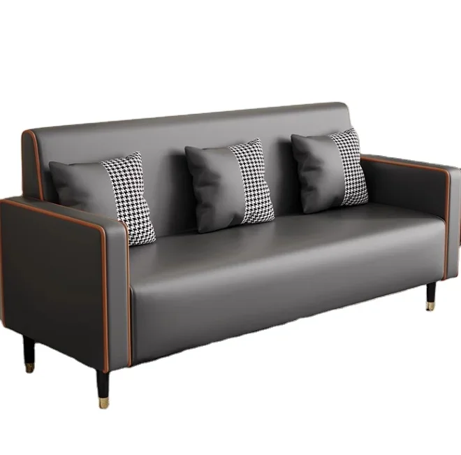 WUYE Modern Luxurious Comfortable Leather Living Room Reception Sofa Office Sofa
WUYE Modern Luxurious Comfortable Leather Living Room Reception Sofa Office Sofa