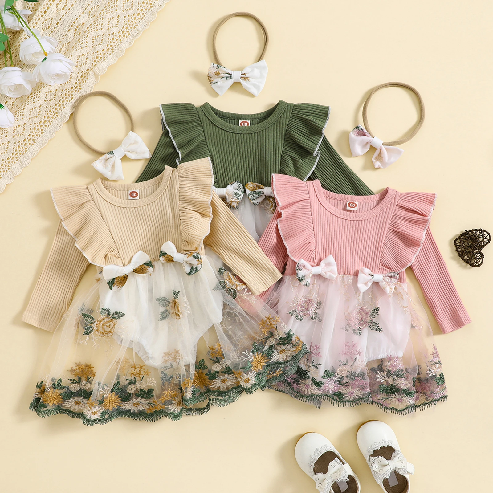 Newborn Baby Girl Boho Romper Dress Embroidery Flower Lace Tutu Photography Outfits Princess Clothes Long Sleeve Romper Dress
Newborn Baby Girl Boho Romper Dress Embroidery Flower Lace Tutu Photography Outfits Princess Clothes Long Sleeve Romper Dress