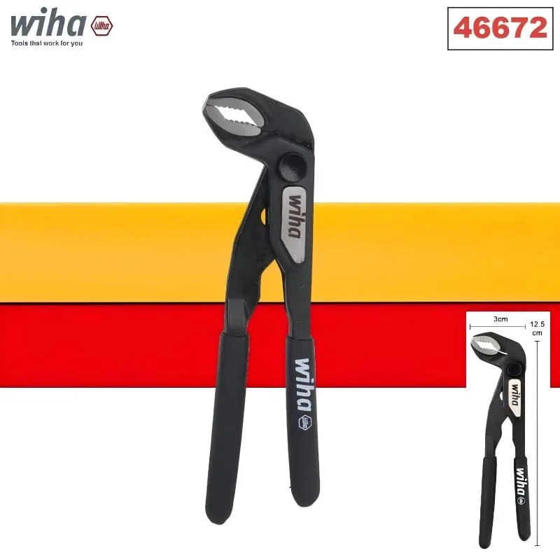 WIHA 46672 5-дюймовые многофункциональные плоскогубцы для водяных насосов, 5 позиций, мини-прецизионные плоскогубцы для водопроводных труб одной руки
WIHA 46672 5-дюймовые многофункциональные плоскогубцы для водяных насосов, 5 позиций, мини-прецизионные плоскогубцы для водопроводных труб одной руки