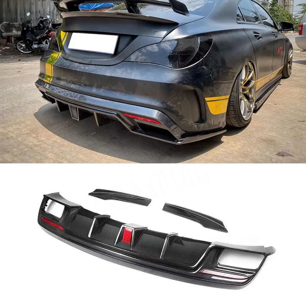 Carbon Fiber Rear Bumper Lip Diffuser Side Splitters for Mercedes Benz CLA Class CLA200 CLA250 CLA260 CLA45 AMG Style 2013-2018
Carbon Fiber Rear Bumper Lip Diffuser Side Splitters for Mercedes Benz CLA Class CLA200 CLA250 CLA260 CLA45 AMG Style 2013-2018